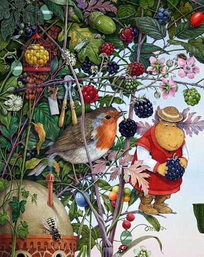 'Blackberry Grove' © Peter Cross 1982